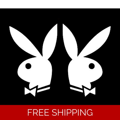 2 Playboy Bunny Drip Die Cut Vinyl Decal Sticker 2 Playboy Bunny Drip Die Cut Vinyl Decal Sticker